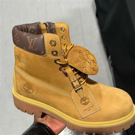 timberland boots x louis vuitton|custom Louis Vuitton Timberland boots.